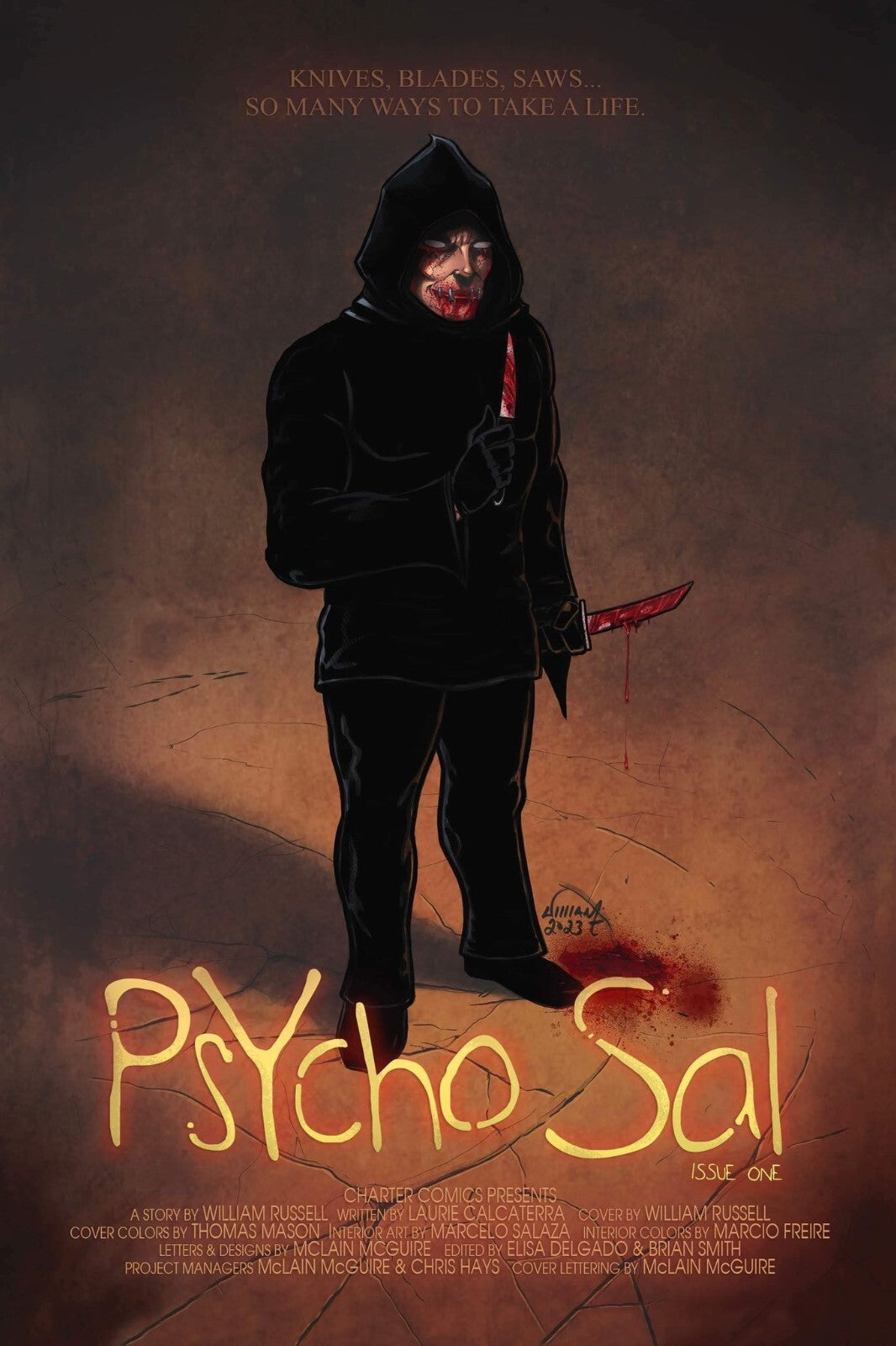 Psycho Sal #1 Trade dress Limited Print run of 40 Retailer Exclusive (Cover A)