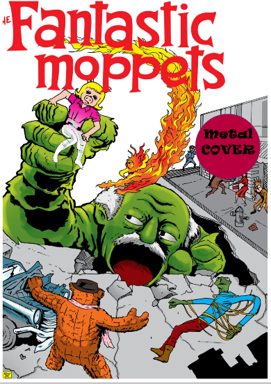 Fantastic Four #1 Moppet's Got Talent Homage Trade Dress Metal Limited to 5