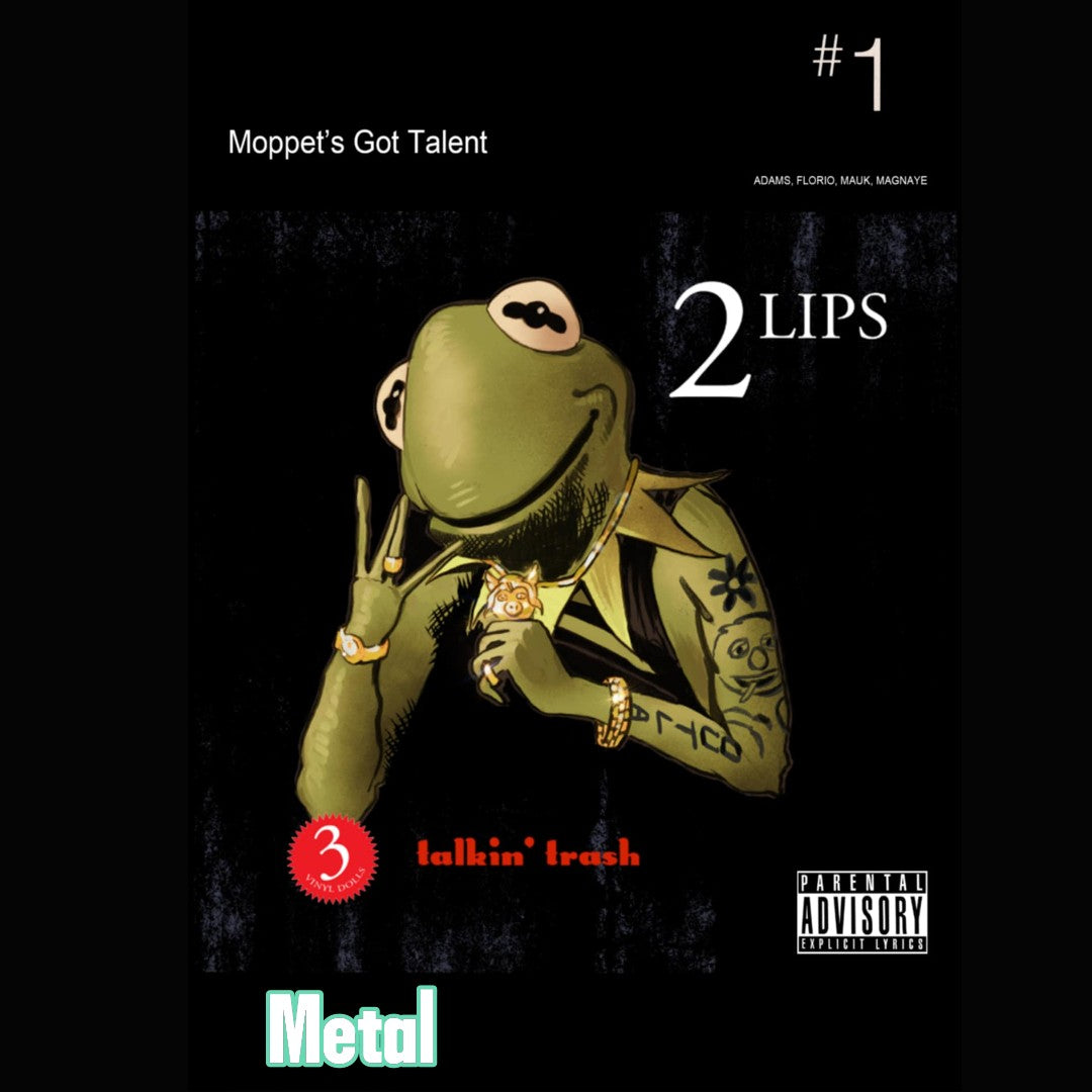 Moppet's Got Talent HIP HOP variant "2Pac" Homage (Metal) limited to 5