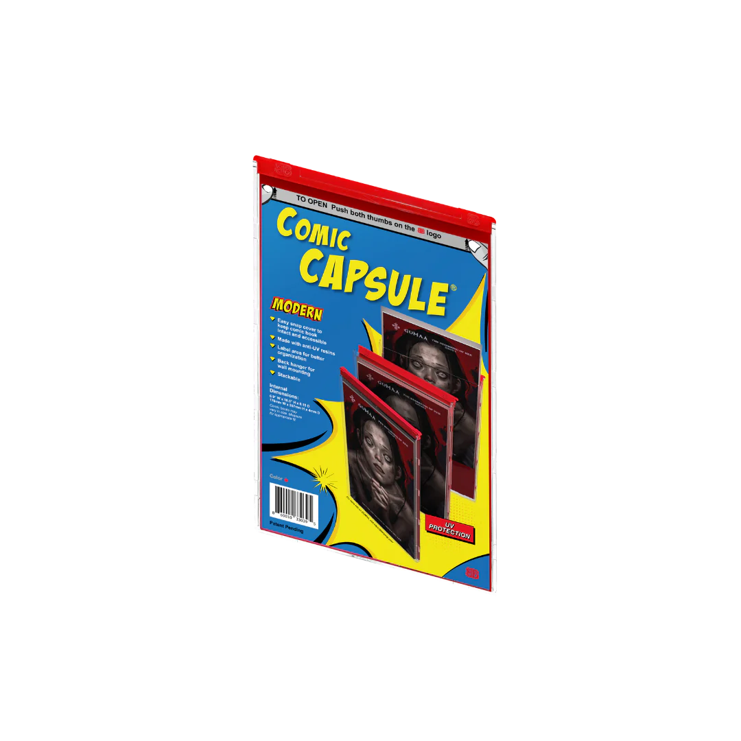Red Modern Size ComicCapsule