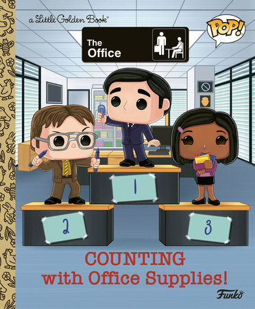 Little Golden Book The Office: Counting with Office Supplies! (Funko Pop!)