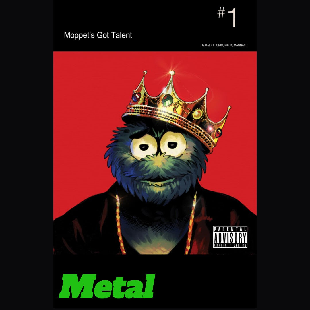 Moppet's Got Talent HIP HOP variant "Biggie" Homage (Metal) limited to 5