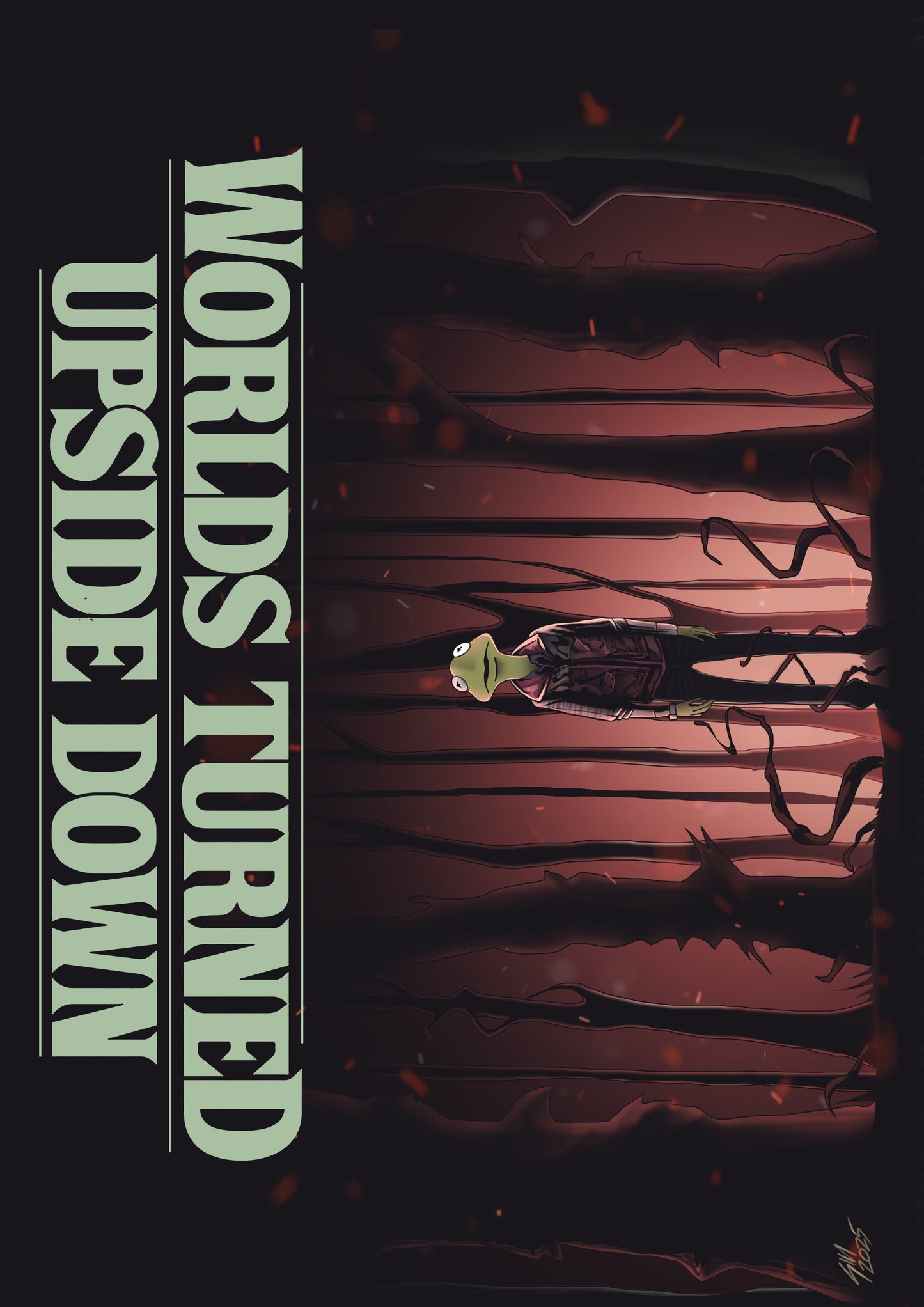 Stranger Moppet's Stranger Things Homage Connecting Set Of two books Limited to 15 sets