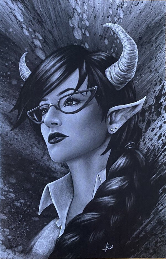 Mirka Andolfo's Sweet Paprika #3 B&S Gus Mauk Black & White Virgin Variant