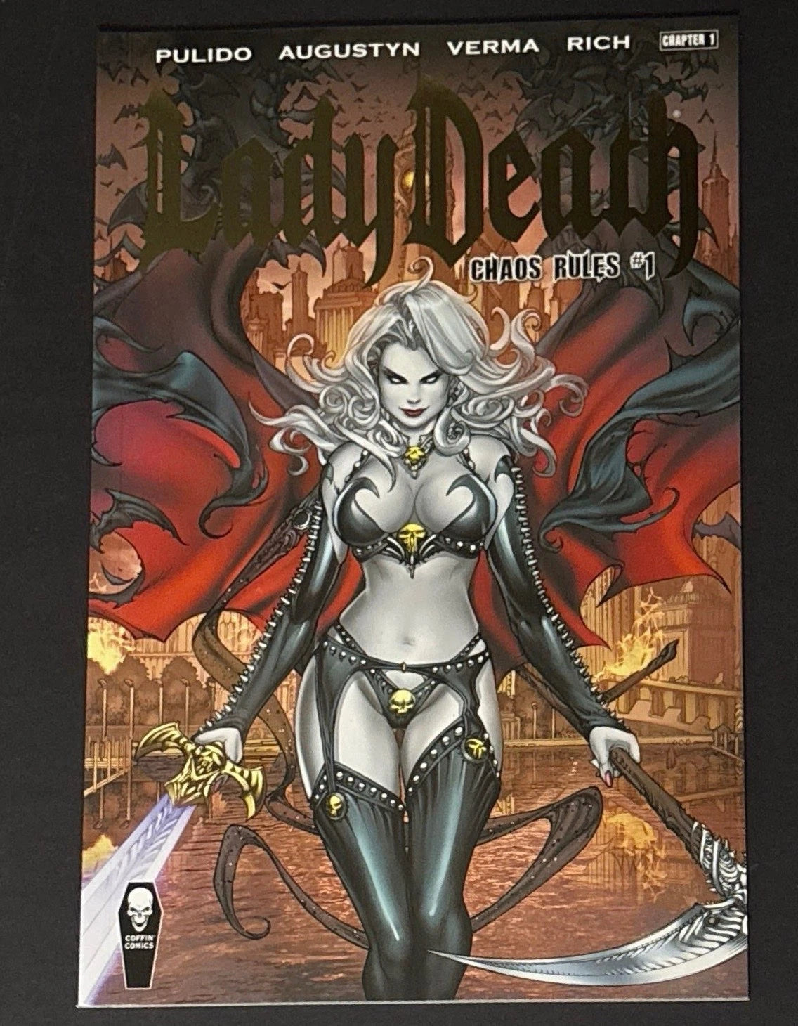 Lady Death: Chaos Rules - Premiere Kickstarter Edition - Gold Foil