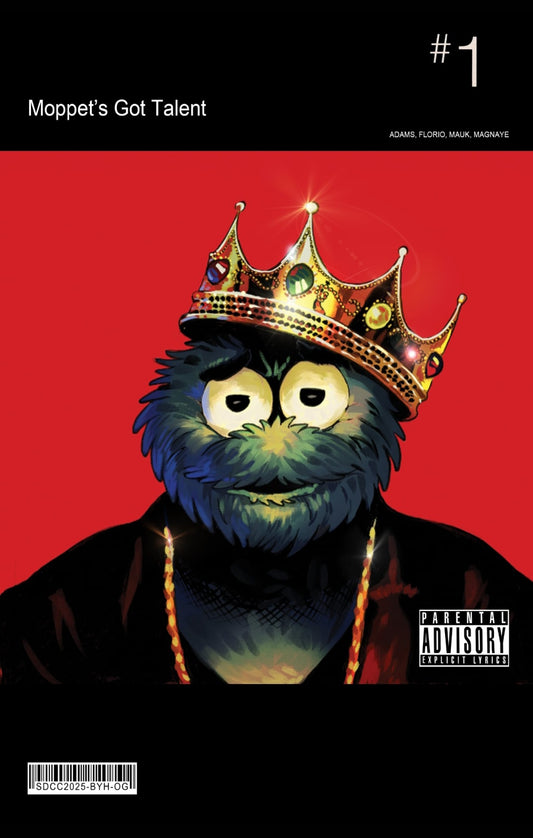 Moppet's Got Talent HIP HOP variant "Biggie" Homage limited to 25