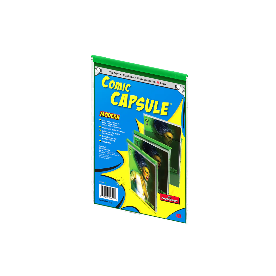 Green Modern Size ComicCapsule