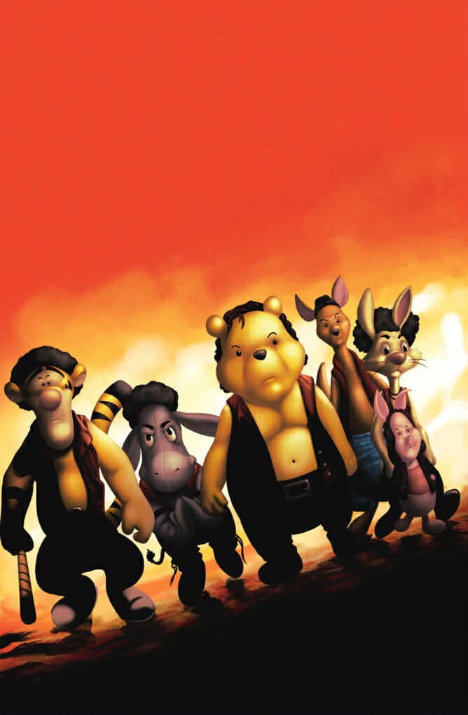 Do You Pooh The Poohriors ( The Warriors Homage) Magma foil limited to 5 virgin cover