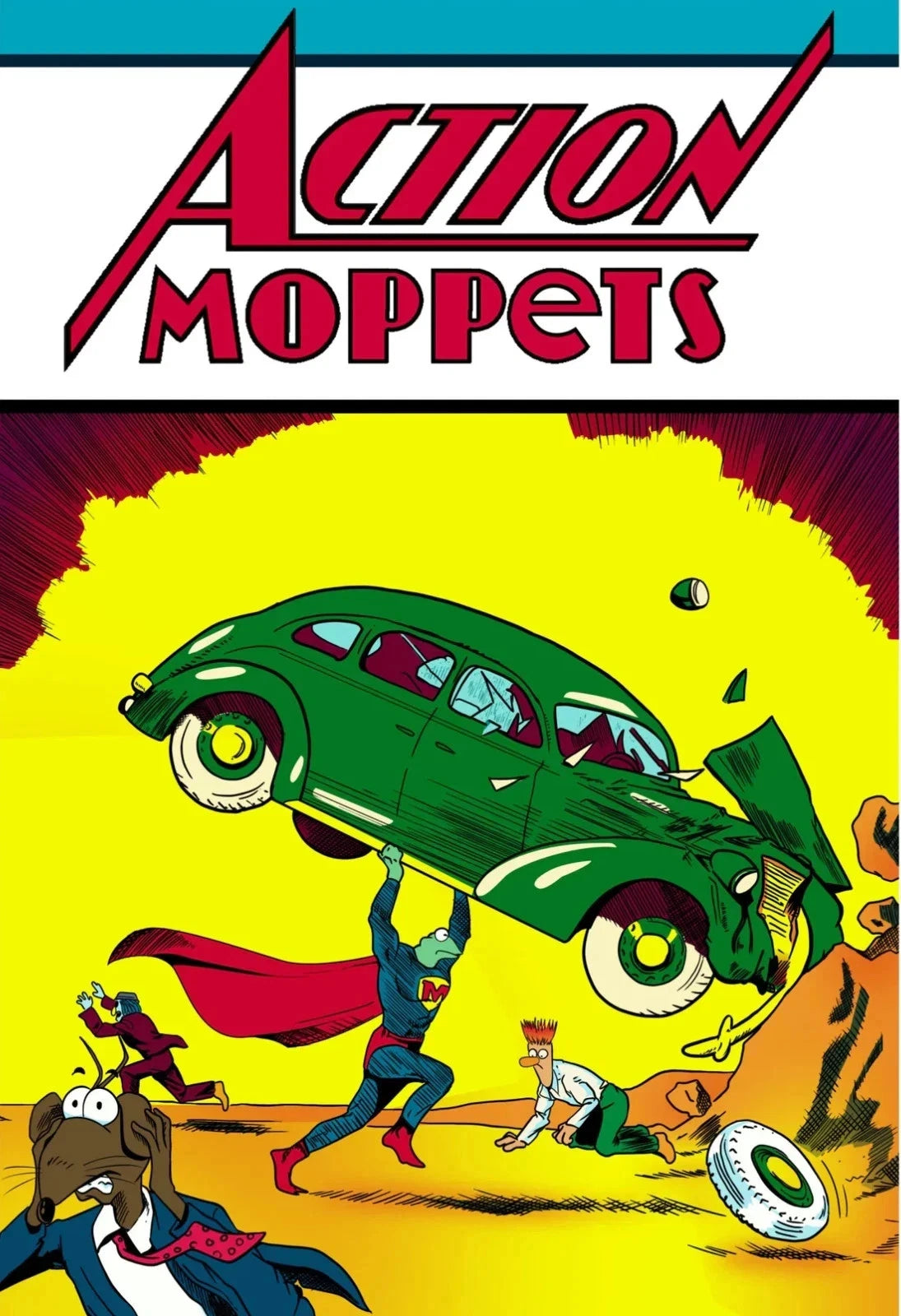 ACTION MOPPET’S (Tribute to Action Comics #1 ) Limited 5 Metal Art Card