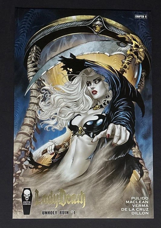 Lady Death: Unholy Ruin - Premiere Kickstarter Edition - Gold Foil