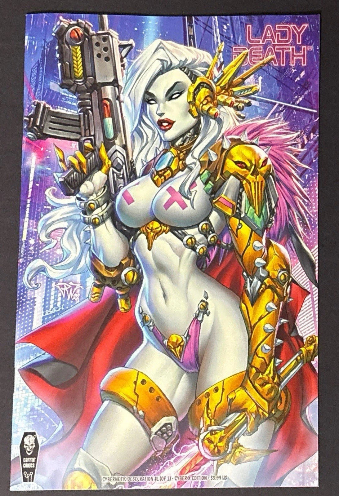 Lady Death: Cybernetic Desecration #1 (of 2) - Comic Shop Cyber X Edition