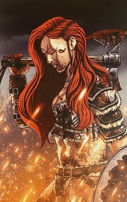Red Sonja #27 Exclusive Russell Virgin Cover