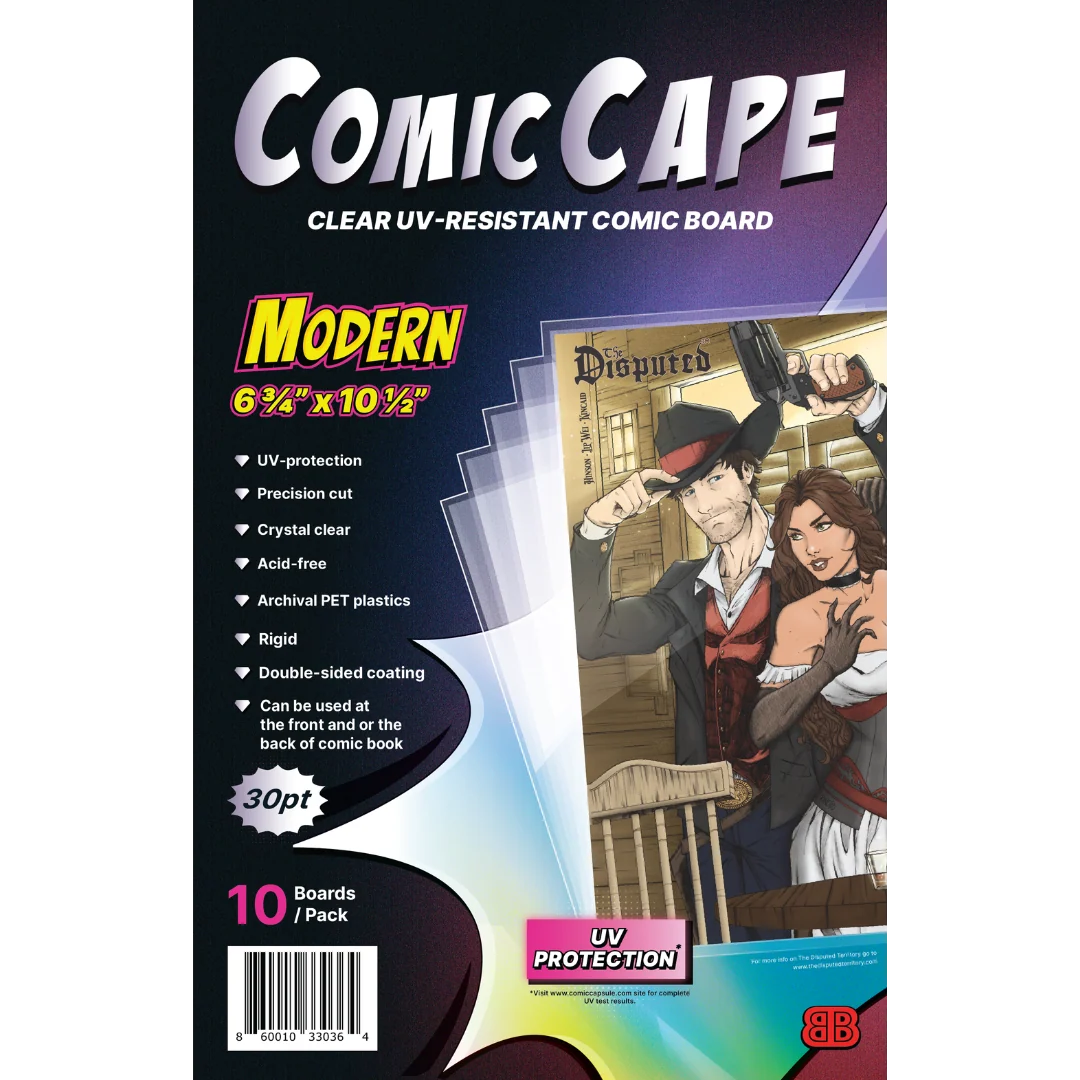 ComicCape - Clear UV Resistant Board (Modern Size)