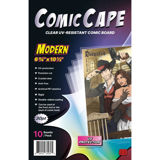 ComicCape - Clear UV Resistant Board (Modern Size)